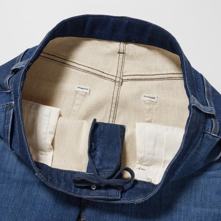 uniqlo ezy ultra stretch slim fit mens jeans blue
