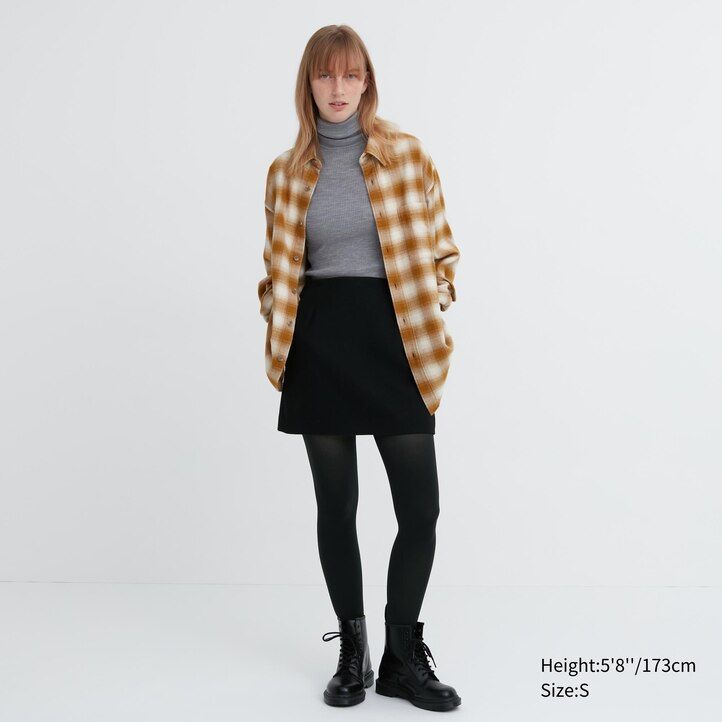 dark grey womens uniqlo heattech thermal tight