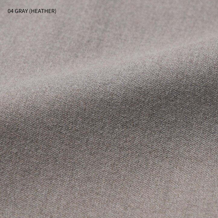 grey uniqlo heattech pleated womens tops