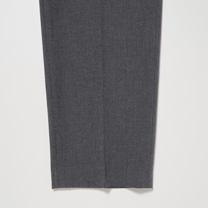 grey uniqlo smart ankle length womens tops