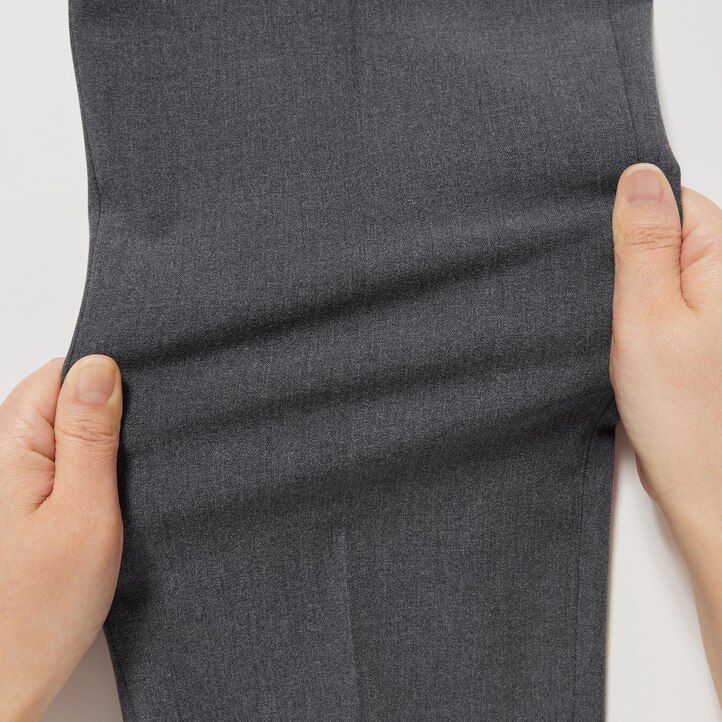 grey uniqlo smart ankle length womens tops