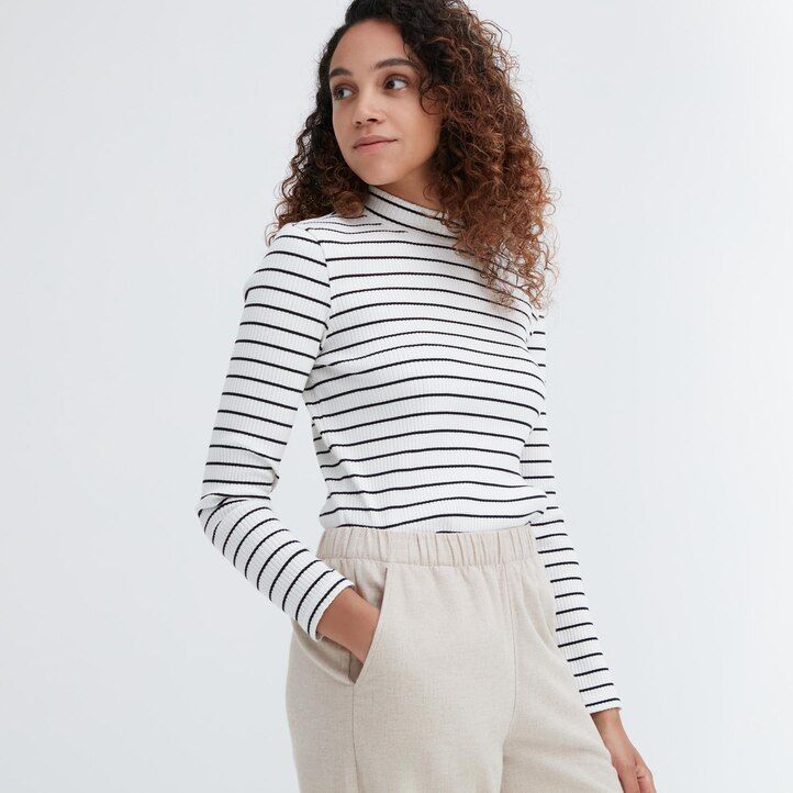 dark grey womens uniqlo flannel tops