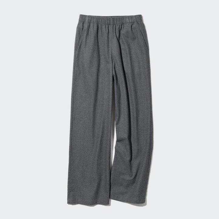 dark grey womens uniqlo flannel tops
